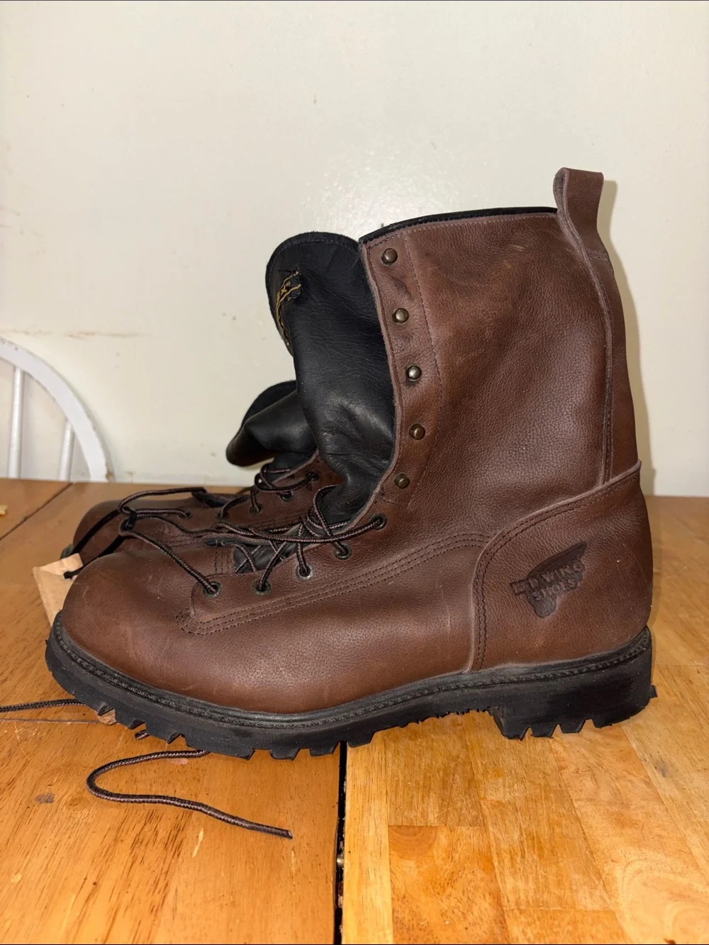 Vintage Red Wing SuperSole Insulated Waterproof Boot US 13